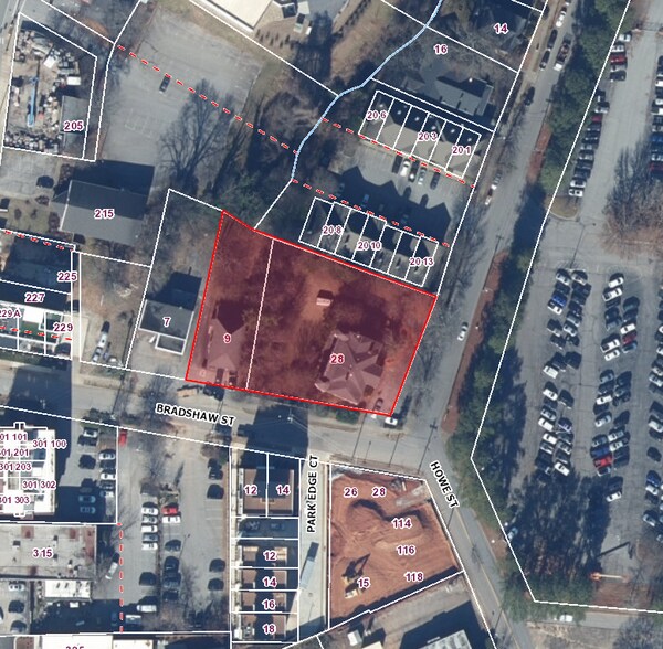 Corner of Howe and Bradshaw, Greenville, SC 29601 Land For Sale