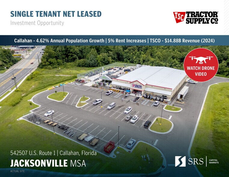 Primary Photo Of 542507 US Highway 1, Callahan Freestanding For Sale