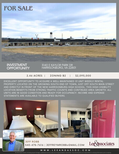 More Photos Of 3140 Kaylor Park dr, Harrisonburg Hotel For Sale