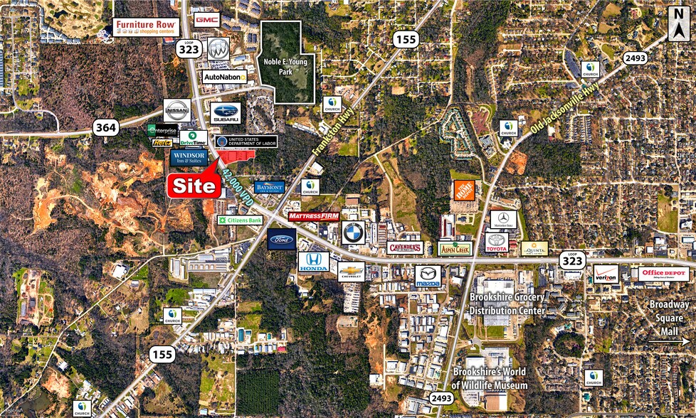 More Photos Of 3400-3432 S Southwest Loop 323, Tyler Unknown For Lease