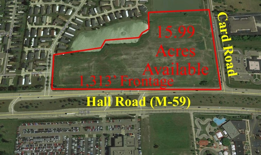 Primary Photo Of Hall Rd @ Card Road, Macomb Township Land For Lease