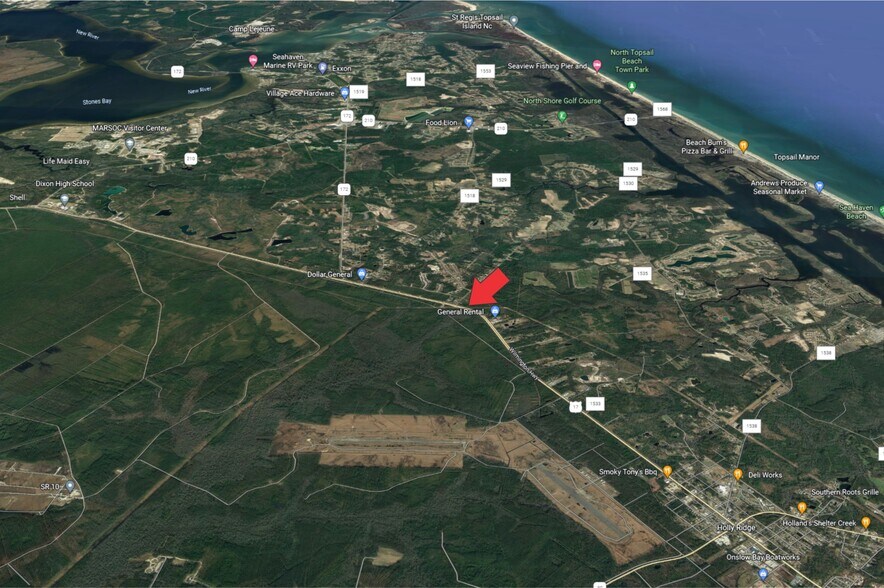 More Photos Of US 17 & SR 1532 Wilmington Hwy, Holly Ridge Land For Sale