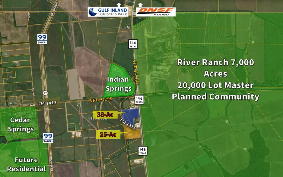 More Photos Of SWC 146 Fm 1413, Dayton Land For Sale