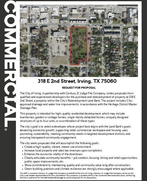 More Photos Of 318 E 2nd St, Irving Land For Sale