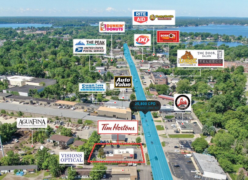 More Photos Of 2635 Orchard Lake Rd, Sylvan Lake Freestanding For Lease