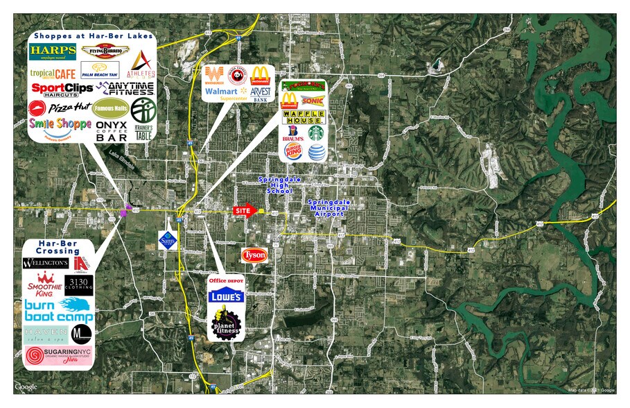 More Photos Of 1772 W Sunset Ave, Springdale Storefront Retail Office For Lease