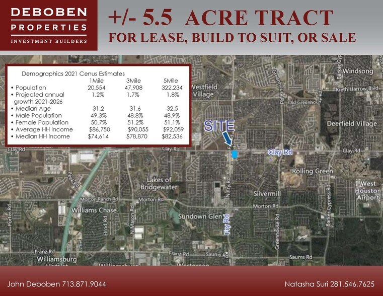 More Photos Of Clay Rd, Katy Land For Sale