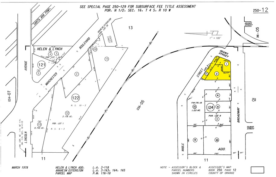 More Photos Of 1501 Broadway, Anaheim Land For Sale