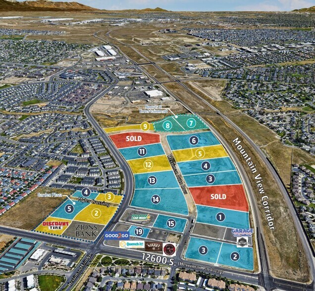 Primary Photo Of NWC Mountain View Corridor & 12600 South, Herriman Land For Sale