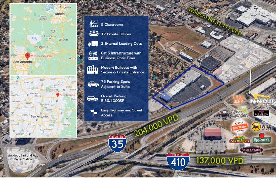 More Photos Of 8480-8680 Fourwinds Dr, San Antonio Unknown For Lease