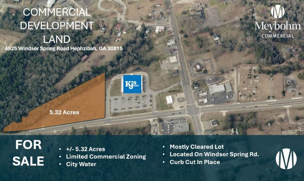 More Photos Of 4925 Windsoar Spring Rd, Hephzibah Land For Sale