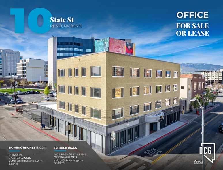 Primary Photo Of 10 State St, Reno Office For Sale