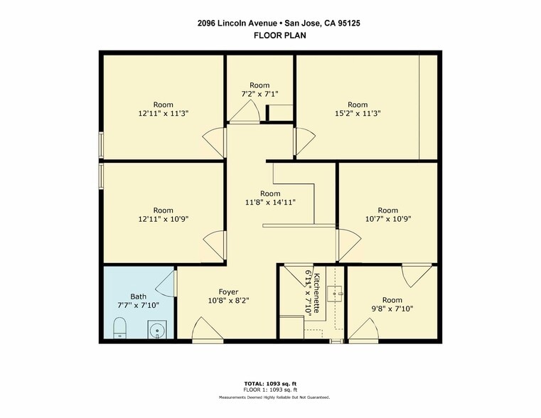 More Photos Of 2096 Lincoln Ave, San Jose Storefront Retail Office For Sale