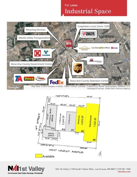 More Photos Of 1790 W Hadley Ave, Las Cruces Warehouse For Lease