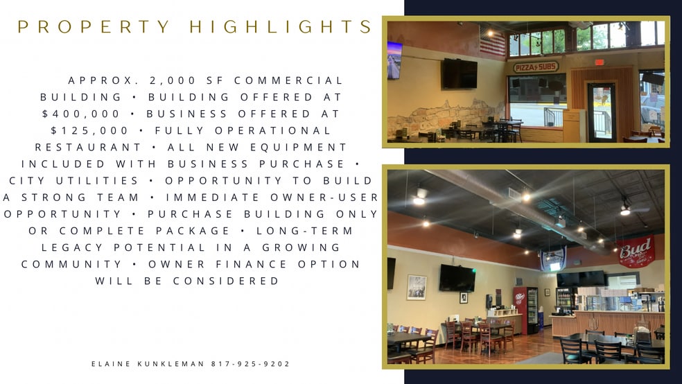 More Photos Of 1013 Halsell St, Bridgeport Restaurant For Sale
