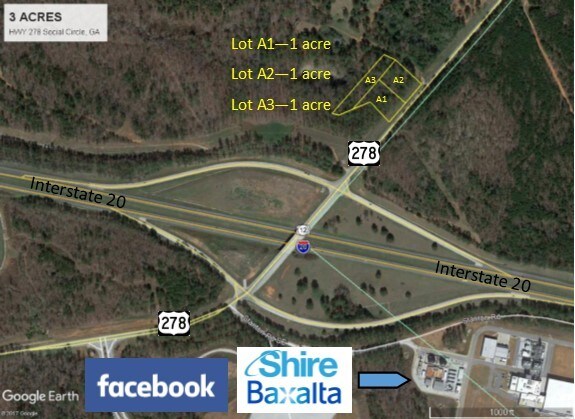 More Photos Of HIGHWAY 278 @ I-20, Social Circle Land For Sale