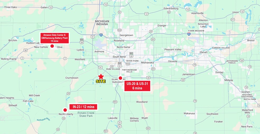 More Photos Of 22988 Ireland Rd, South Bend Showroom For Sale