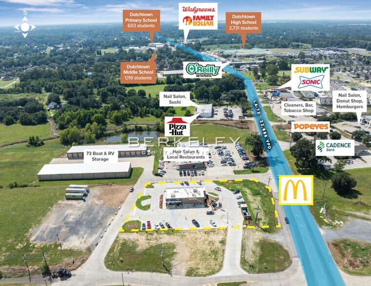 More Photos Of 13496 Highway 73, Geismar Fast Food For Sale