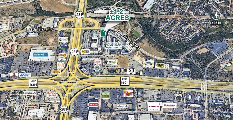 Primary Photo Of E Sonterra Blvd & Hwy 281, San Antonio Land For Sale
