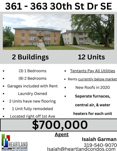 More Photos Of 361 30th Street Dr SE, Cedar Rapids Apartments For Sale