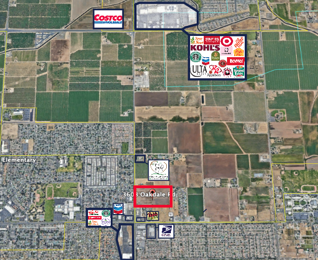 Primary Photo Of 3608 Oakdale Rd, Modesto Land For Sale