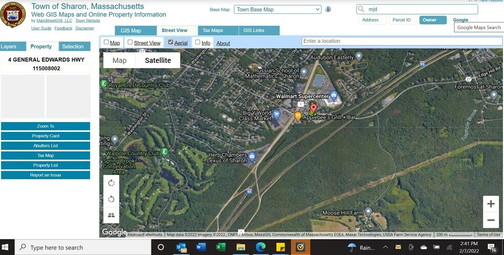 More Photos Of 334 Providence Hwy, Sharon Land For Sale