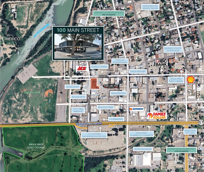 More Photos Of 100 W Main St, Eagle Pass Storefront For Sale