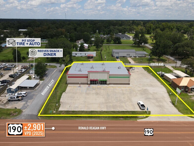 Primary Photo Of 18284 Highway 190, Reeves Freestanding For Sale