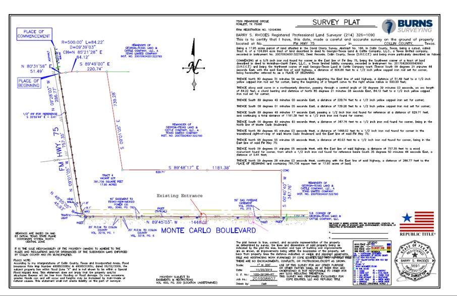 More Photos Of FM-75 (Longneck Rd.) & Monticello Drive, Texas, Princeton General Retail For Sale