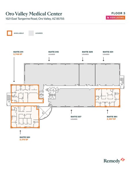 More Photos Of 1521 E Tangerine Rd, Oro Valley Medical For Lease