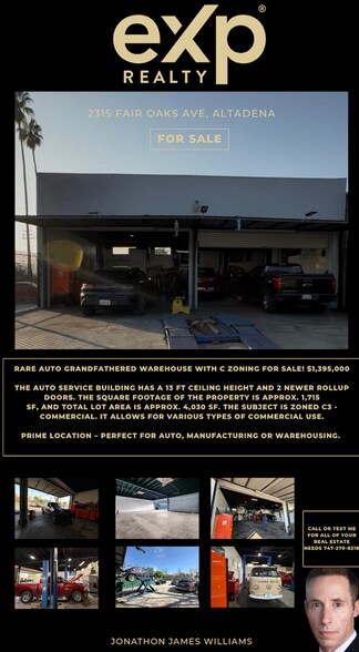 More Photos Of 2315 Fair Oaks Ave, Altadena Auto Repair For Sale