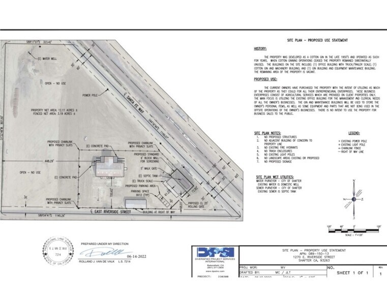More Photos Of 1270 E Riverside St, Shafter Service For Sale