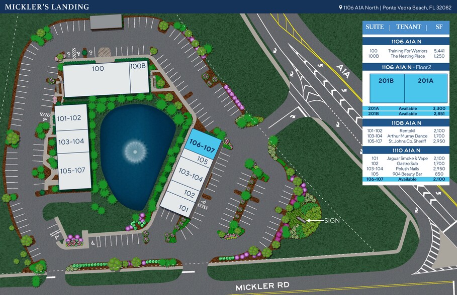 More Photos Of 1106-1110 A1A Hwy N, Ponte Vedra Beach Unknown For Lease