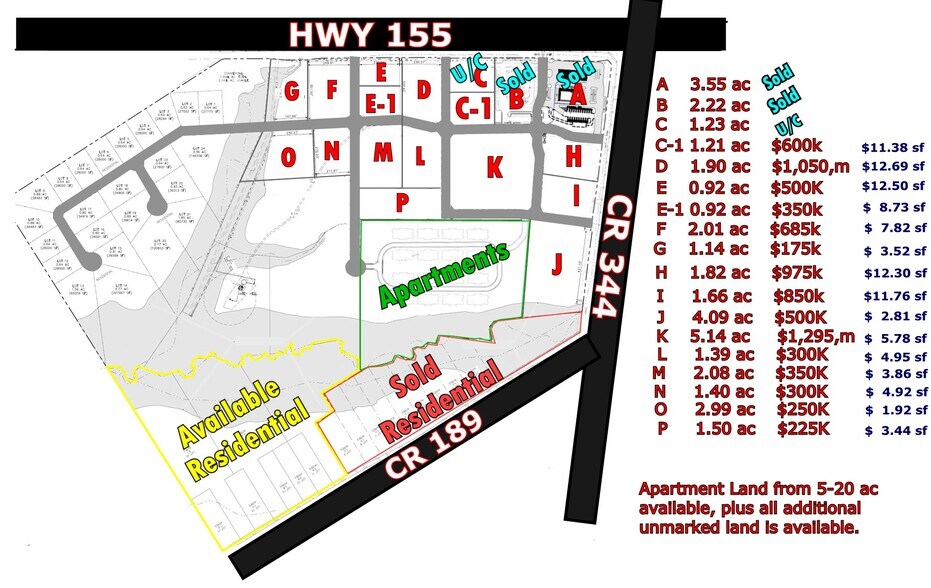 Primary Photo Of 20175 HWY 155 S, Flint Land For Sale
