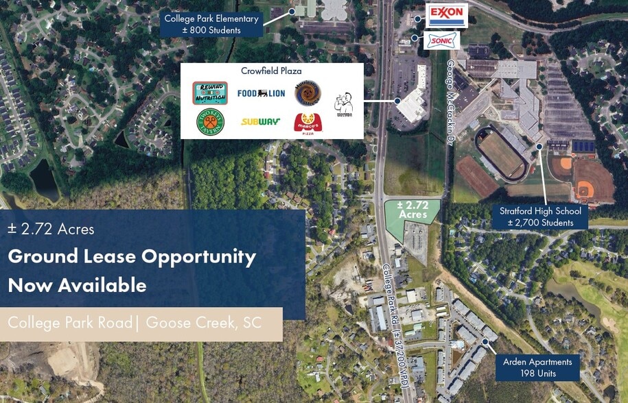 Primary Photo Of College Park Road, Ladson Land For Lease