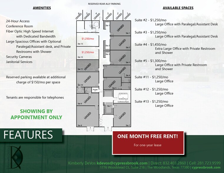 More Photos Of 221-223 Simonton St, Conroe Office For Lease