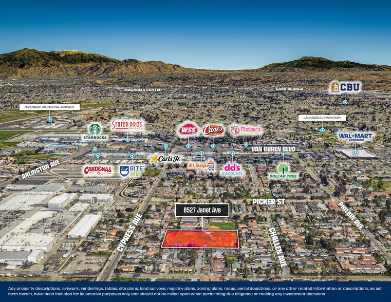 More Photos Of 8527 Janet Ave, Riverside Land For Sale