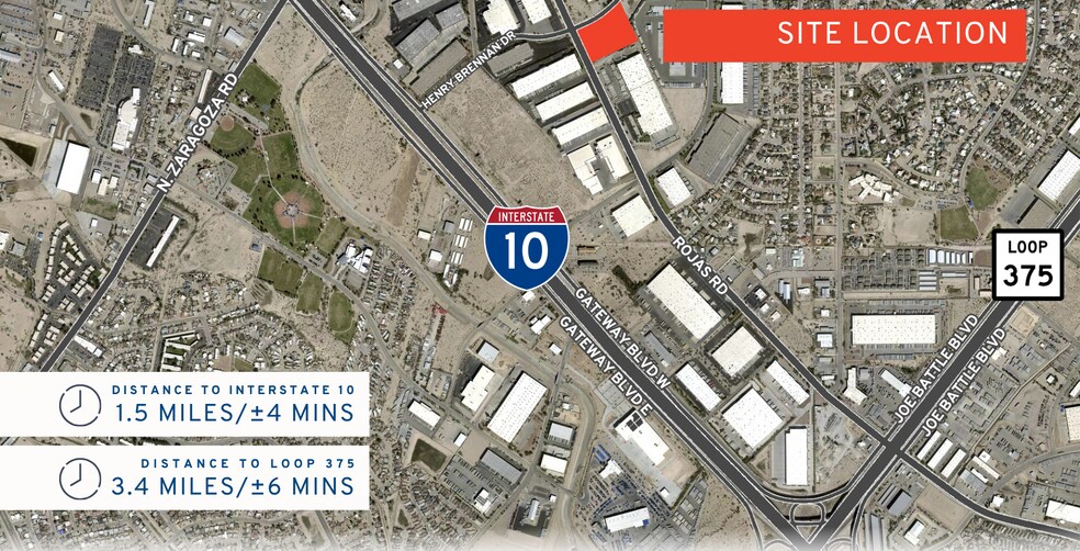 More Photos Of 12153 Rojas Dr, El Paso Warehouse For Lease