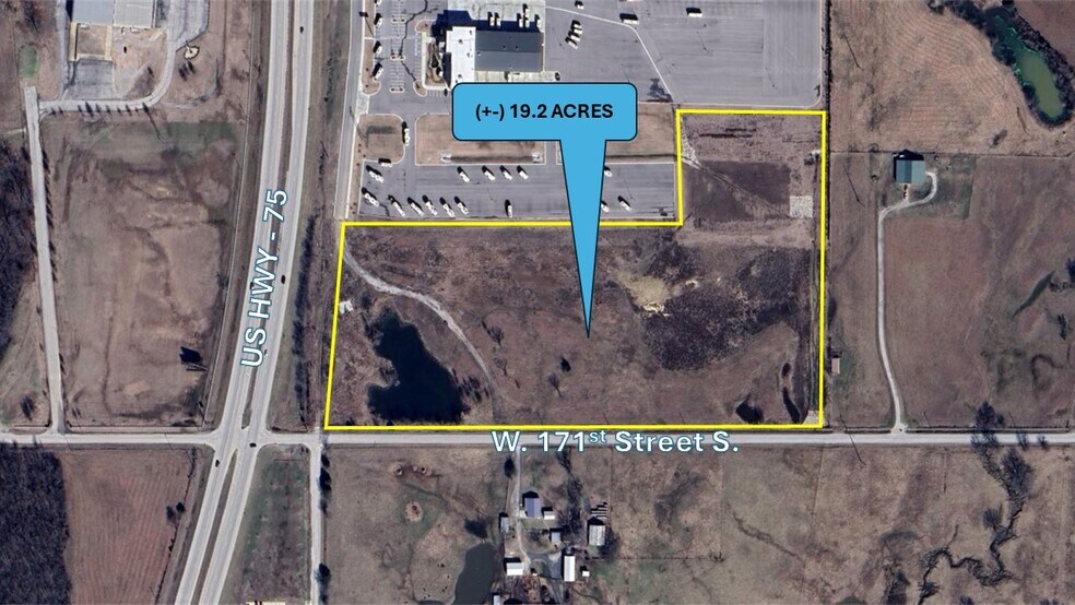 More Photos Of 171st and Hwy 75, Glenpool Land For Sale