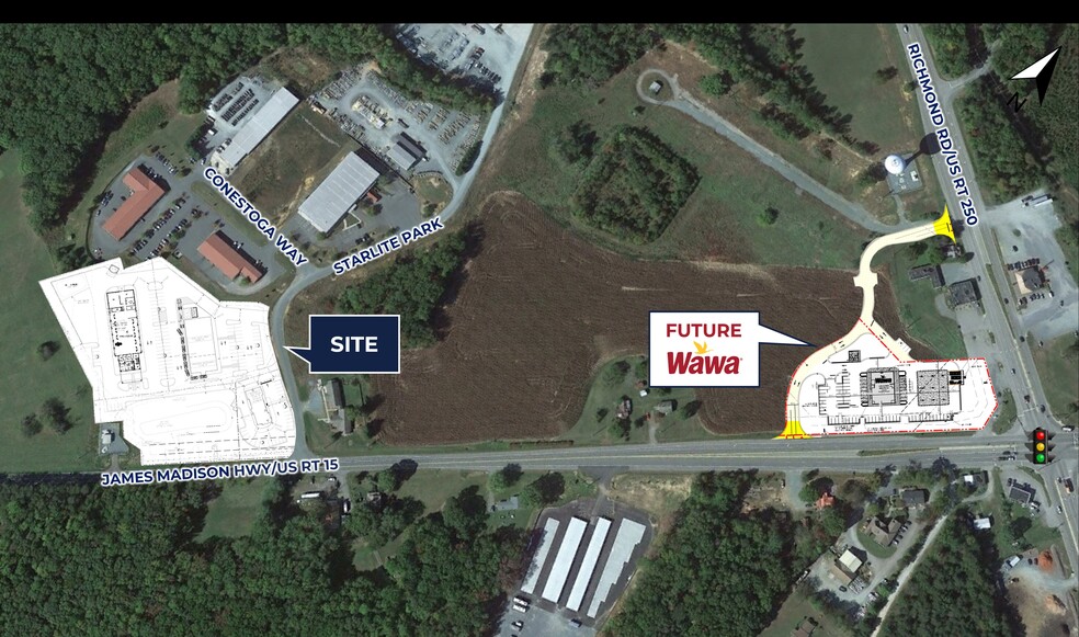 Primary Photo Of TBD Starlight Park and James Madison Highway, Troy Flex For Lease