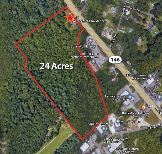 Primary Photo Of 128 Worcester Providence Tpke, Millbury Land For Sale
