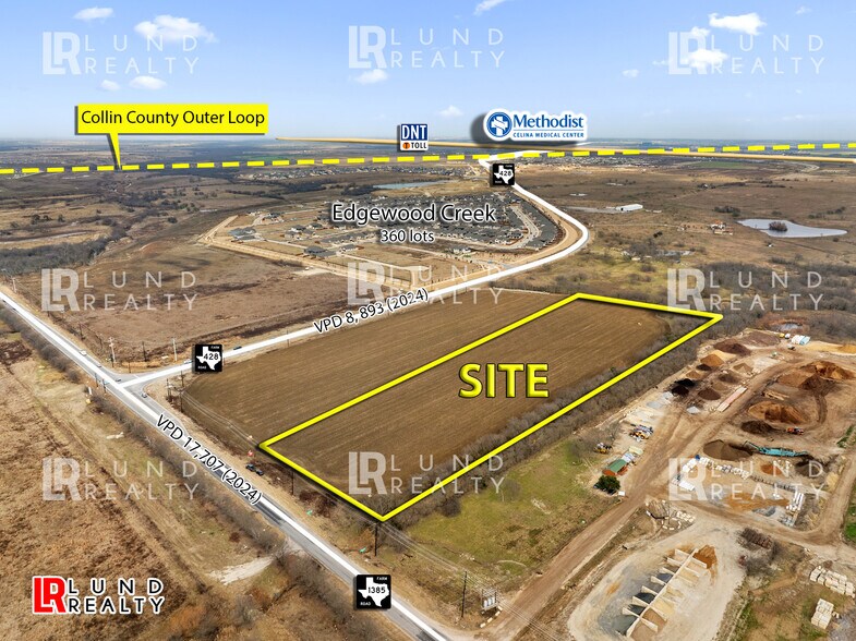 More Photos Of 9.485 Ac Corner FM-1385 & FM-428, Celina Land For Sale