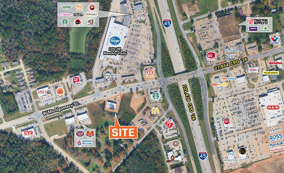 More Photos Of 9521 FM 1097 Rd W, Willis Unknown For Lease