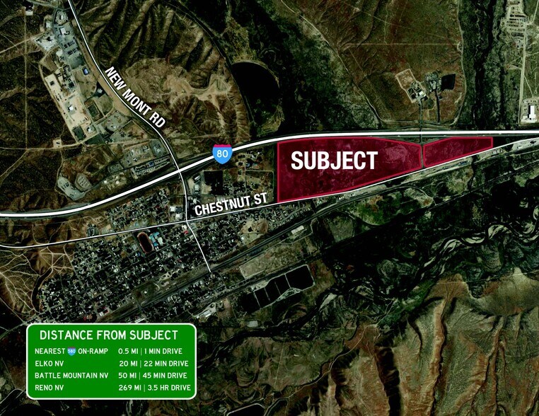 More Photos Of Interstate 80 @ Chestnut St, Carlin Land For Sale