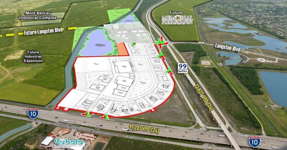 More Photos Of NWC I-10 and Grand Parkway, Mont Belvieu Unknown For Lease