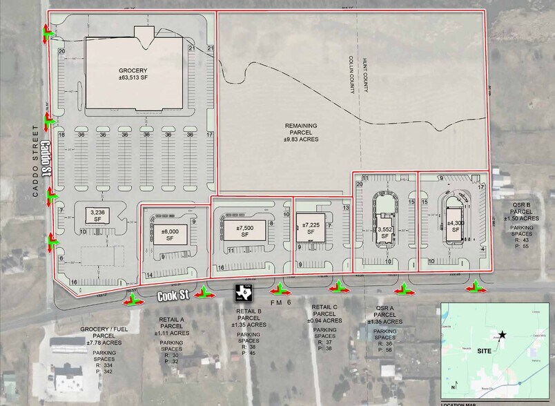 More Photos Of NEC Cook St & Caddo St, Josephine Land For Sale