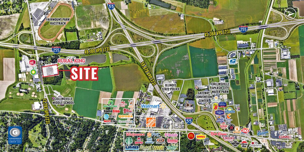 More Photos Of 9525 Collinsville Rd, Collinsville Land For Lease
