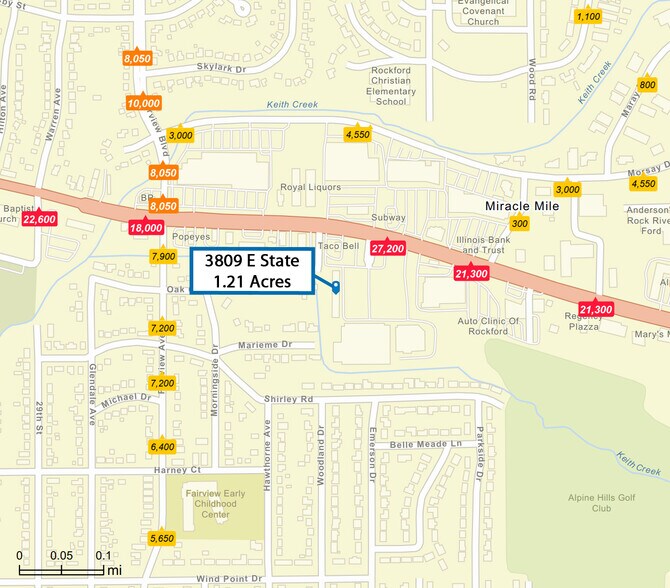 More Photos Of 3809-3857 E State St, Rockford Land For Lease