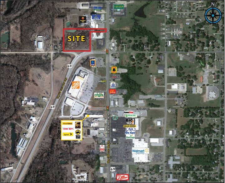 Primary Photo Of NWQ of Atkinson Rd & 69 Hwy, Pittsburg Land For Sale