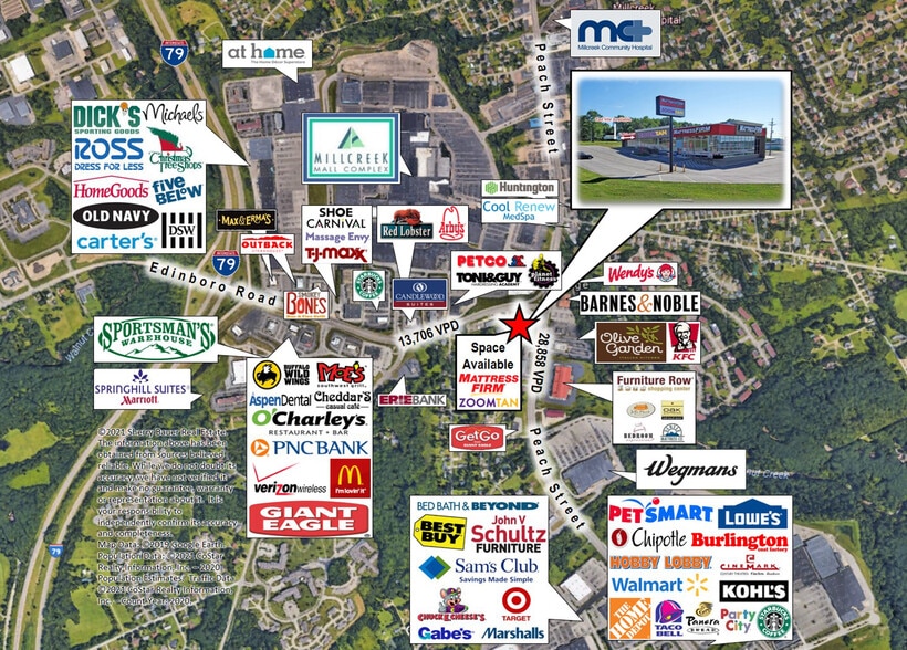 More Photos Of 5942 Peach St, Erie Freestanding For Lease